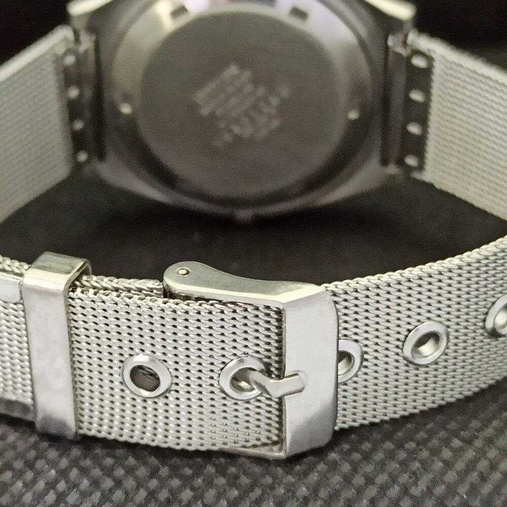 Vintage 1972 Citizen Automatic Mens Silver Watch W/daydate & White accents - Picture 6 of 12